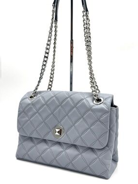 Kate Spade Natalia Medium Flap Shoulder Bag Midnight Blue
